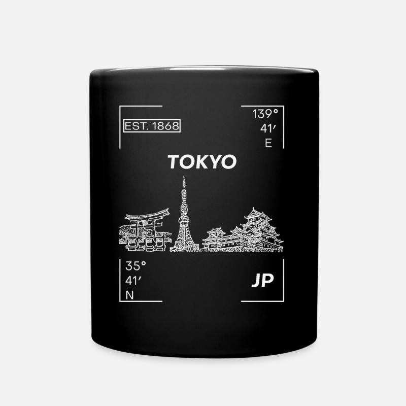 TOKYO - Mug uni - noir
