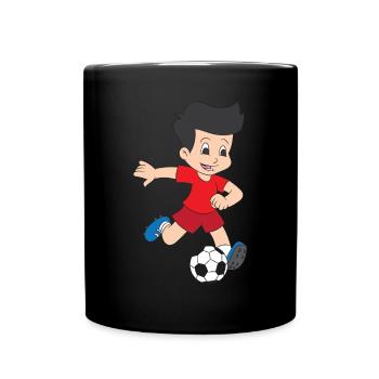 Football, football, soccer player - Full Colour Mug - black - Front