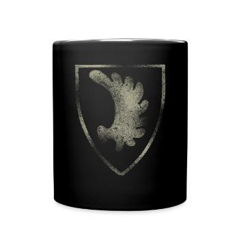Elchschaufel East Prussia Königsberg gift coat of arms - Full Colour Mug - black - Front