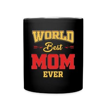 Monde de la fête des mères - Mug uni - noir - Devant