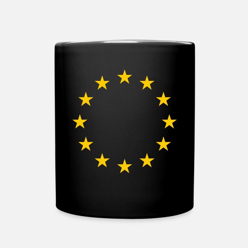 Europa - Tasse einfarbig - Schwarz