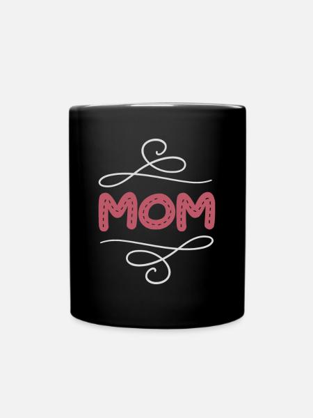 MOM best gift for new mom - Full Colour Mug - black
