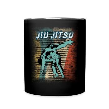 Arts martiaux vintages de Jiu Jitsu - Mug uni - noir - Devant