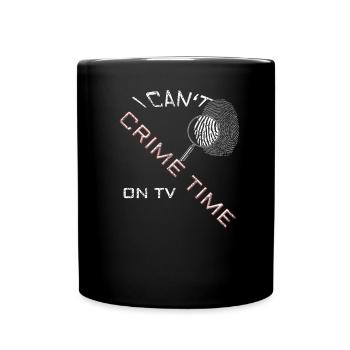 crime time distressed - Full Colour Mug - black - Front
