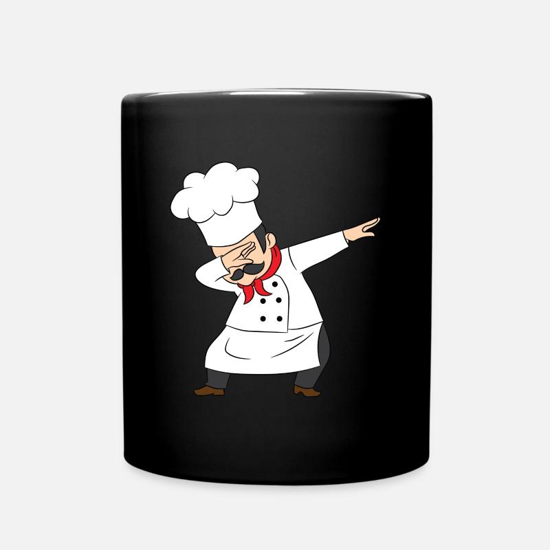 Chef, chef, chef, fabricant de pizza, DAB - Mug uni - noir