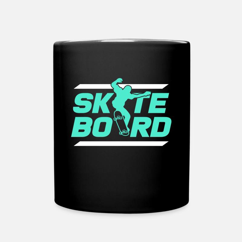 Skateboard - Tasse einfarbig - Schwarz