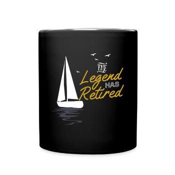 The Legend Has Retired - Full Colour Mug - black - Front