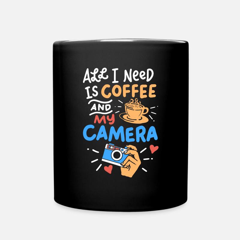 Fotografie - Tasse einfarbig - Schwarz