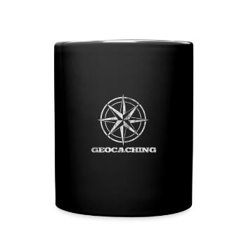 Geocaching - Full Colour Mug - black - Front