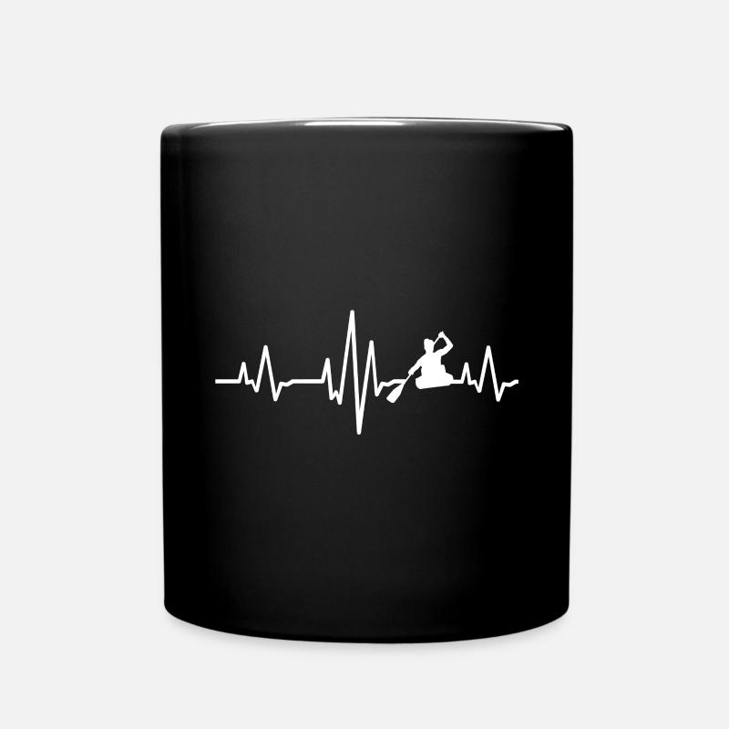 Kayaking Kayaking Canoe Fan Lover Gift - Full Colour Mug - black