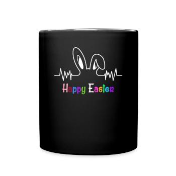 Ostern - Tasse einfarbig - Schwarz - Vorne