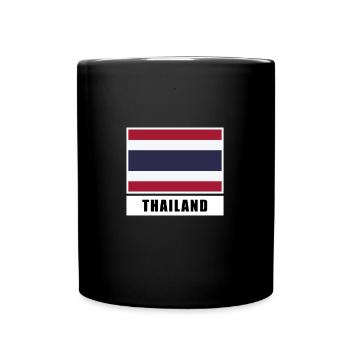 Thaïlande - Mug uni - noir - Devant