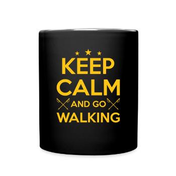 Nordic Walking Promenade - Mug uni - noir - Devant