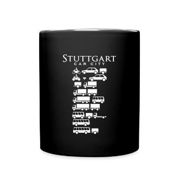 STUTTGART Tshirt Souvenir keepsake gift idea - Full Colour Mug - black - Front