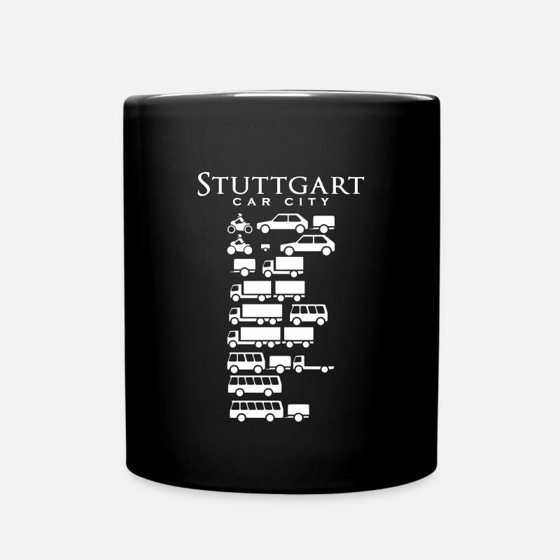 STUTTGART Tshirt Souvenir Andenken Geschenkidee - Tasse einfarbig - Schwarz