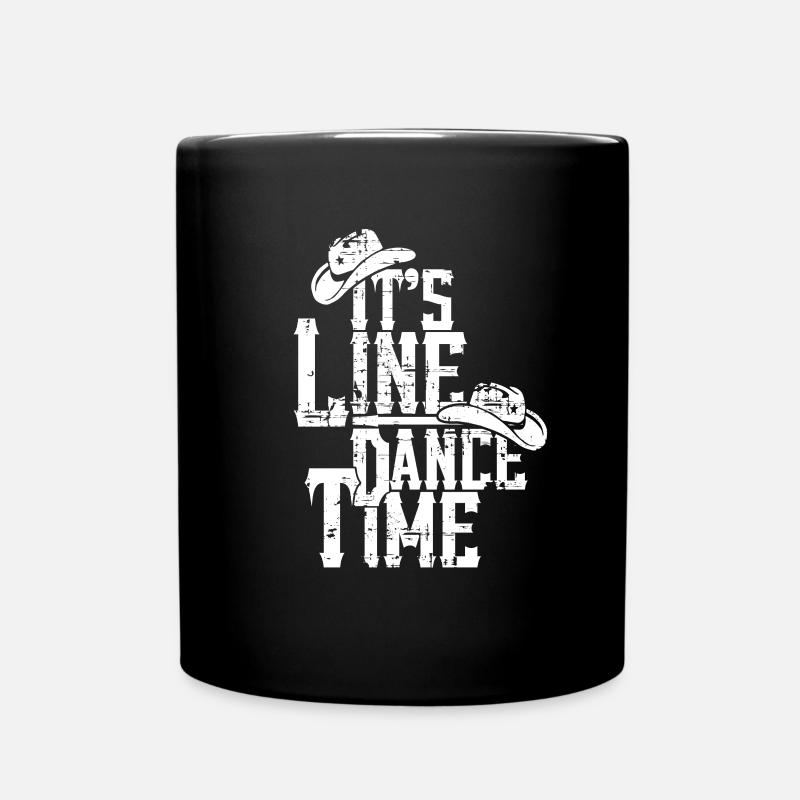Linedance - Tasse einfarbig - Schwarz