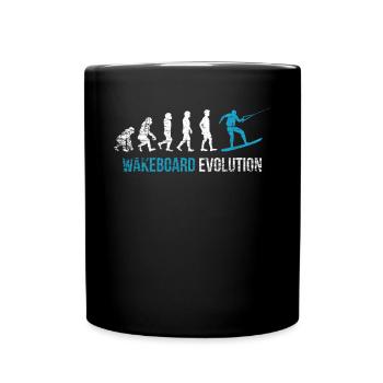 Evolution wakeboarder - Full Colour Mug - black - Front