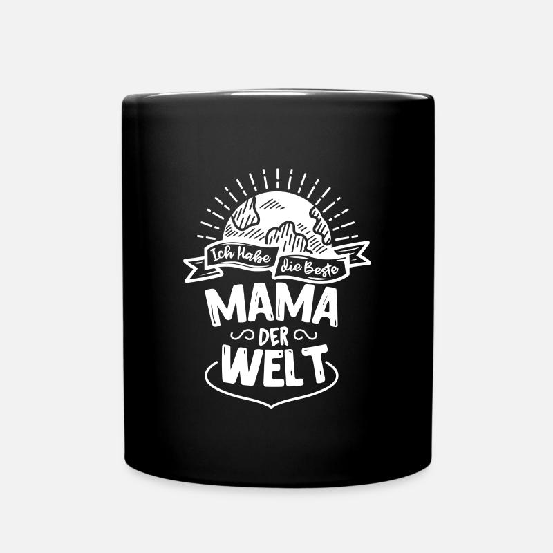 Beste Mama der Welt Mutter Geschenkideen Muttertag - Tasse einfarbig - Schwarz