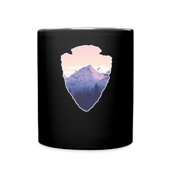 Désert indien amérindien arrowhead - Mug uni - noir - Devant