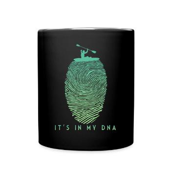 Kajakfahren in meinem DNA-Kajak-Geschenk für Männer - Tasse einfarbig - Schwarz - Vorne
