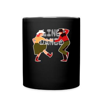 Line Dance - Full Colour Mug - black - Front