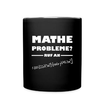 Problèmes de maths - Call An! - Mug uni - noir - Devant