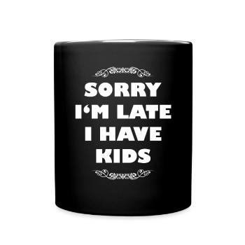 I have children - Mother's Day - Full Colour Mug - black - Front