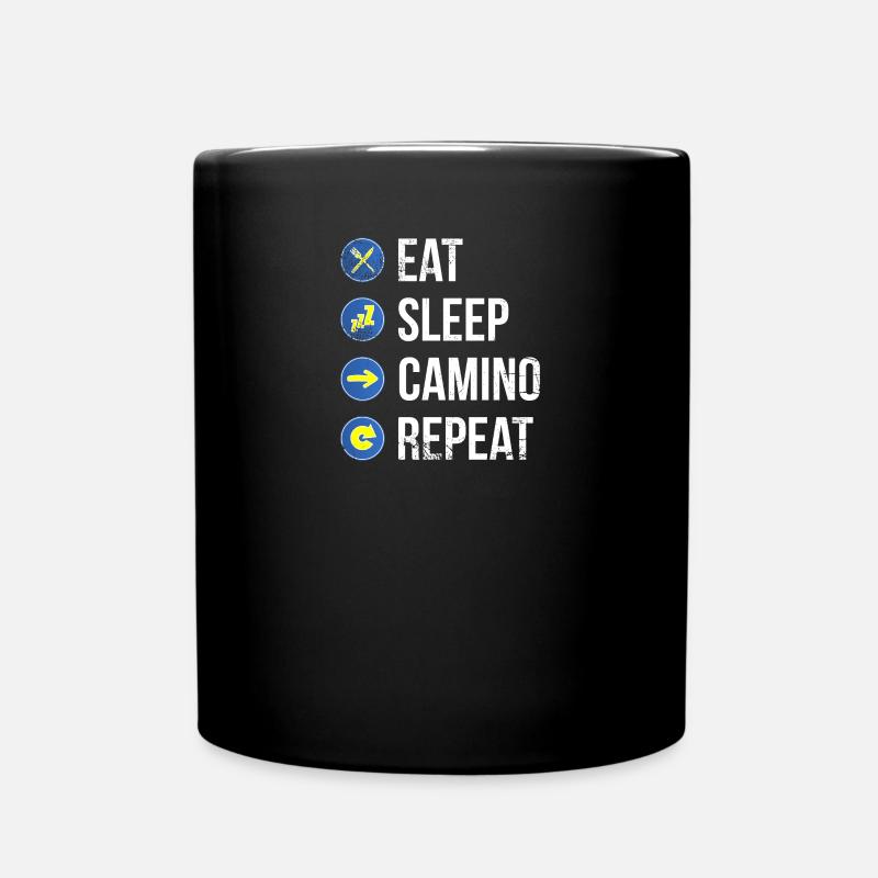 Chemin de Saint-Jacques Pèlerin - Mug uni - noir