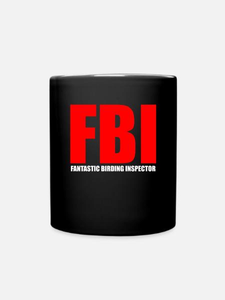 Vogel-Design mit Naturmotiv - Tasse einfarbig - Schwarz