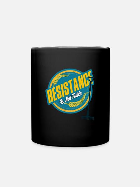RESISTANCE GROW - Tasse einfarbig - Schwarz