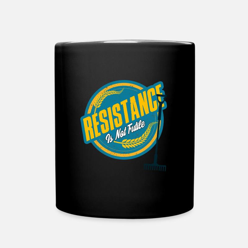 RESISTANCE GROW - Tasse einfarbig - Schwarz