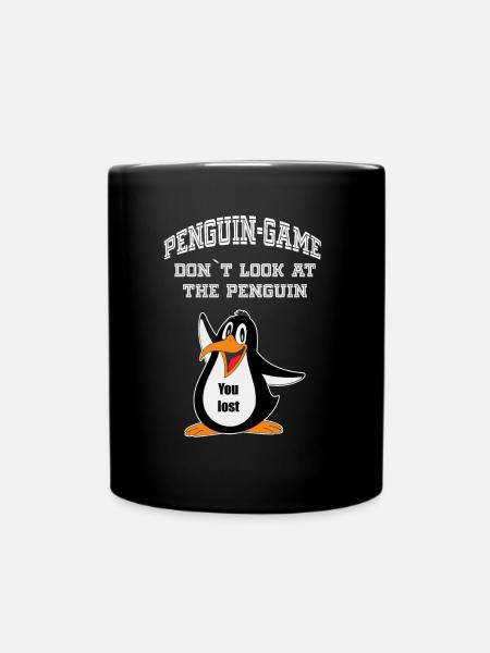 jeu Penguin - Mug uni - noir