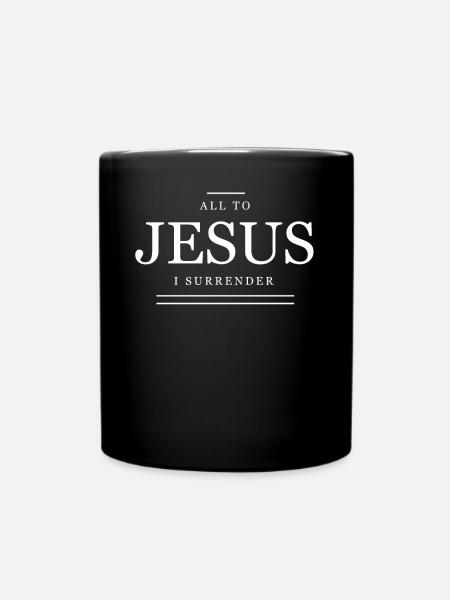 Jésus - Jésus - Jésus - Mug uni - noir