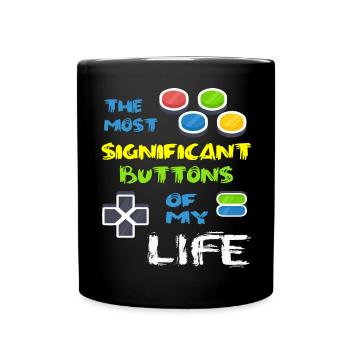 Video Game VideoGame Play Hobby Gift - Full Colour Mug - black - Front