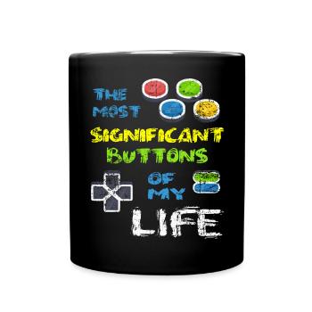 Videospiel Videogame Spielen Hobby Geschenk - Tasse einfarbig - Schwarz - Vorne