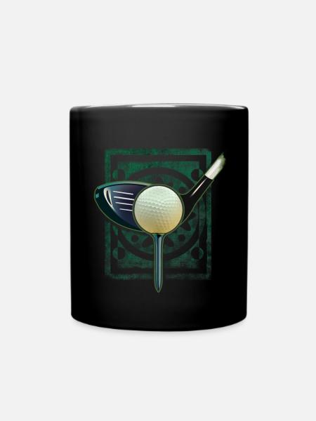 Golf - Tasse einfarbig - Schwarz