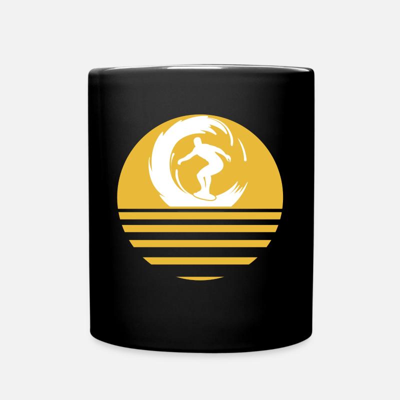 Surf surf surf soleil - Mug uni - noir