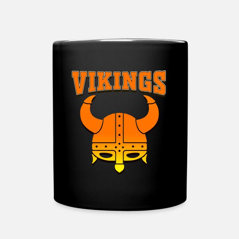 VIKINGS - Full Colour Mug - black