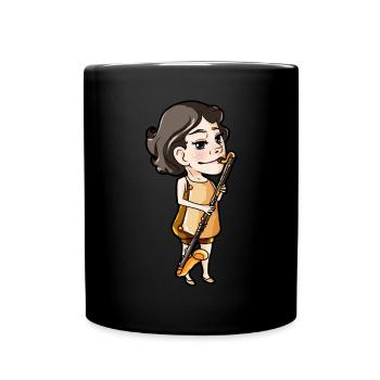 Bass Clarinet Woodwinds Bb Clarinet Gift - Full Colour Mug - black - Front