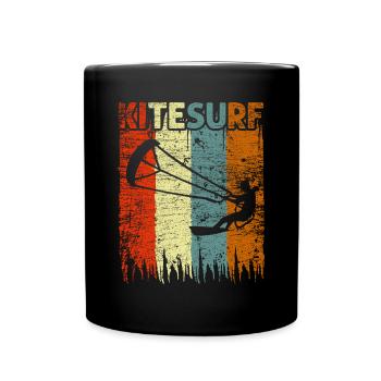 Kitesurf - Full Colour Mug - black - Front