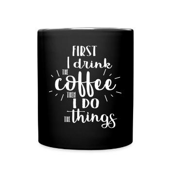Coffee coffee - Full Colour Mug - black - Front