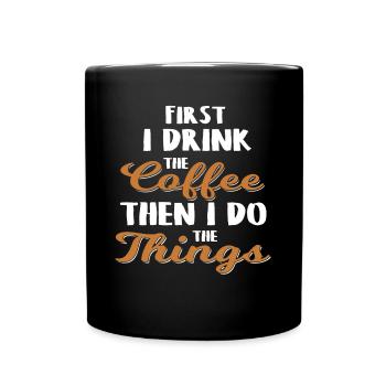 Coffee coffee - Full Colour Mug - black - Front