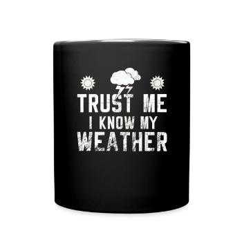 temps - Mug uni - noir - Devant