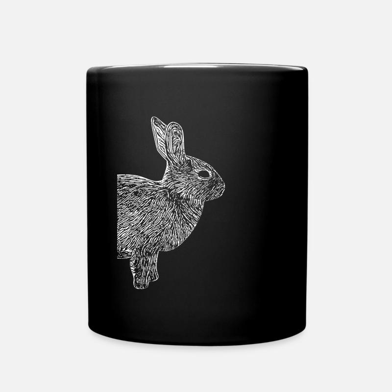 Rabbit Dwarf Rabbit - Full Colour Mug - black