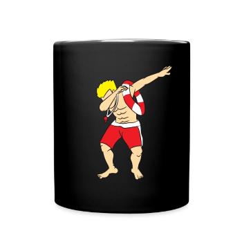 Dabbing Lifeguard, maître-nageur, sauveteur - Mug uni - noir - Devant