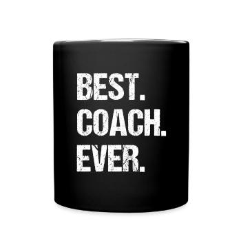 Best Coach Ever - Full Colour Mug - black - Front
