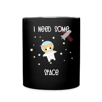 Science cat - Full Colour Mug - black - Front