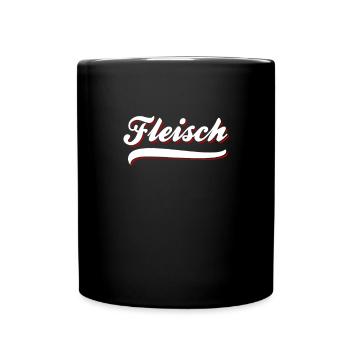 Fleisch - Tasse einfarbig - Schwarz - Vorne