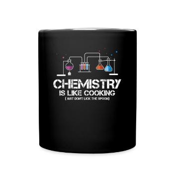 Chemistry cooking - Full Colour Mug - black - Front