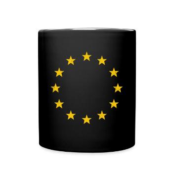 Europe Union européenne Etoiles européennes - Mug uni - noir - Devant
